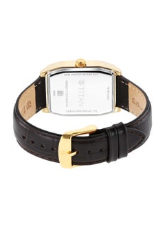 TITAN Men Analog Round Shape Leather Wrist Watch - 1876YL02 - 49 Mm  - Image 5
