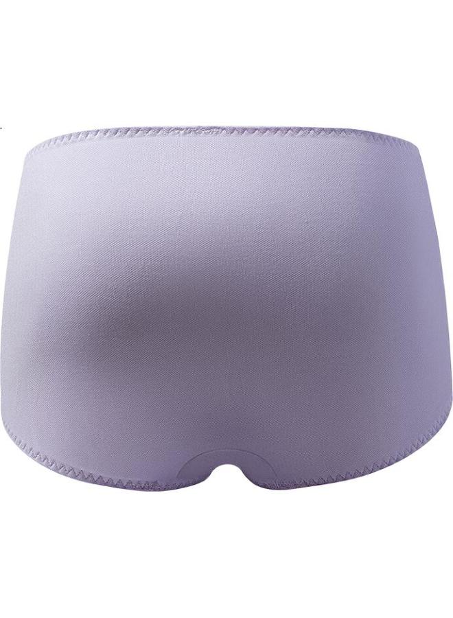Aimer Kids Girls' Underwear Big Kids Panties 2-Pack Anti-Bacterial Underwear For Adolescent Girls【Mesh】Purple White 2-Pack Size 160 - Image 3