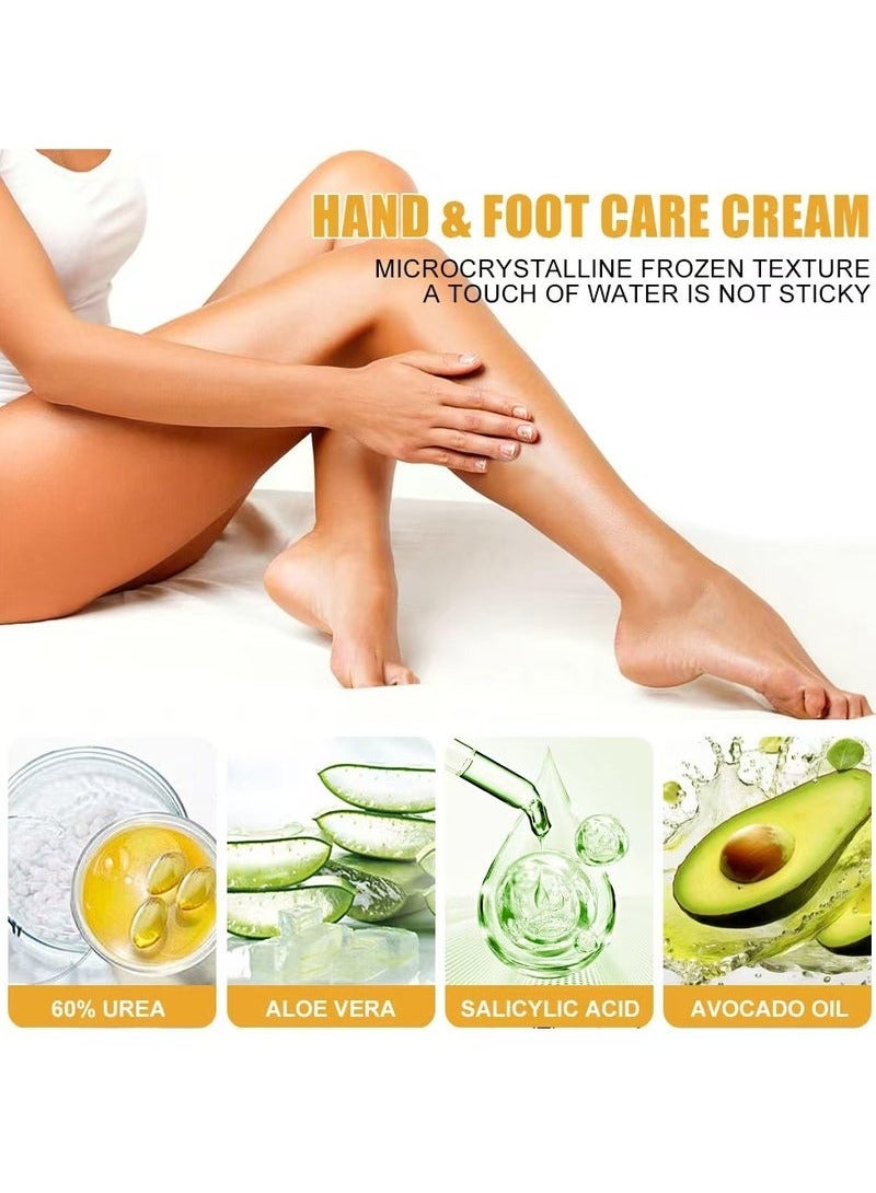 LANEMAY Hydrating Urea Foot & Hand Cream, 60% Urea with 2% Salicylic Acid for Dry Cracked Skin, Moisturizing Repair Lotion for Feet, Elbows, Knees, and Hands, Non-Greasy, Fast Absorbing, Daily Care Cream - Image 5