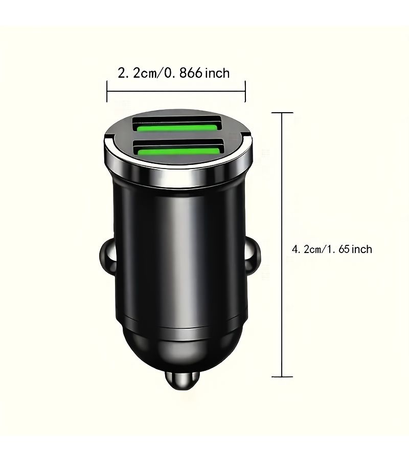 Mini Car Charger 100W PD QC Fast Charger Stylush K228-3 USB C Adapter - Image 3