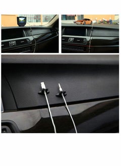 Y&D Car Cable Clip Home Charger Mounts Tie Holder 10 Pack Wire Clamps Organizer Management Support System for Office Cubicle Desktop Accessories  - Image 4