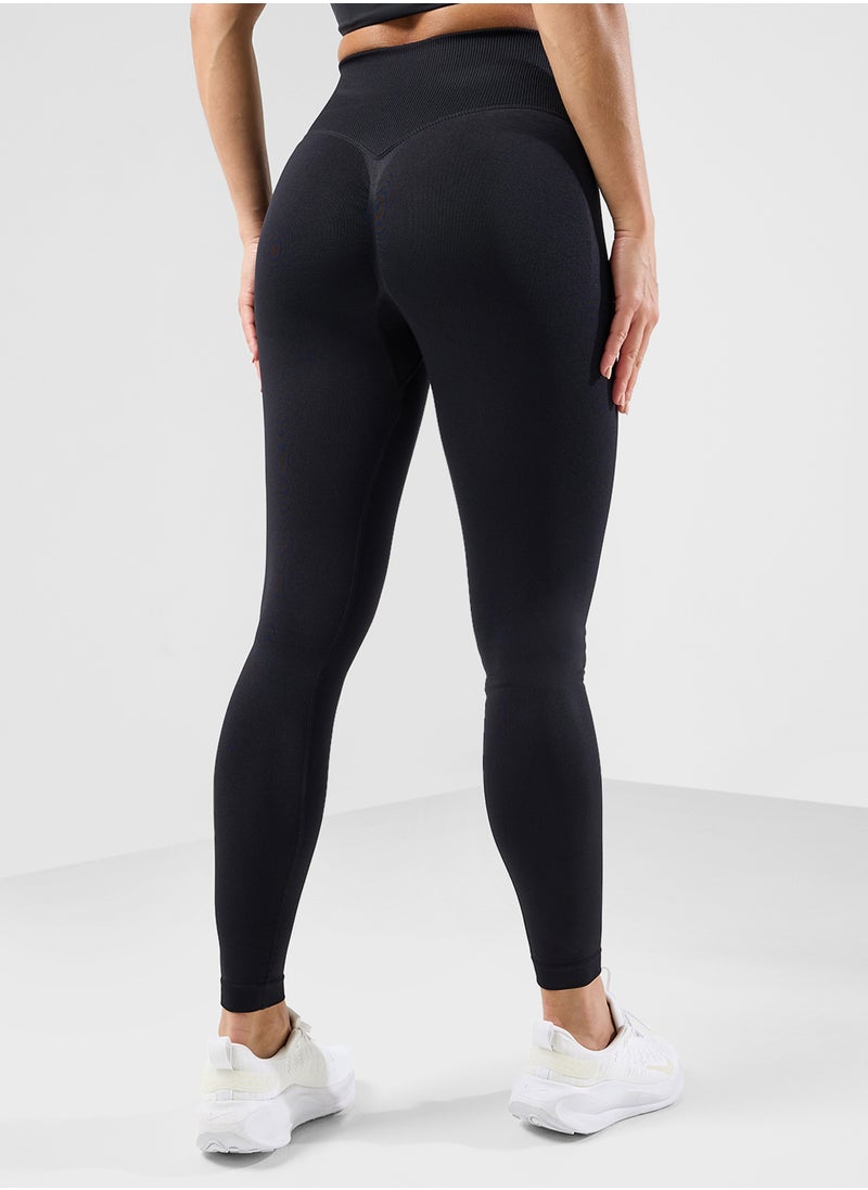 FRWD - V Waist Seamless Leggings - Image 1
