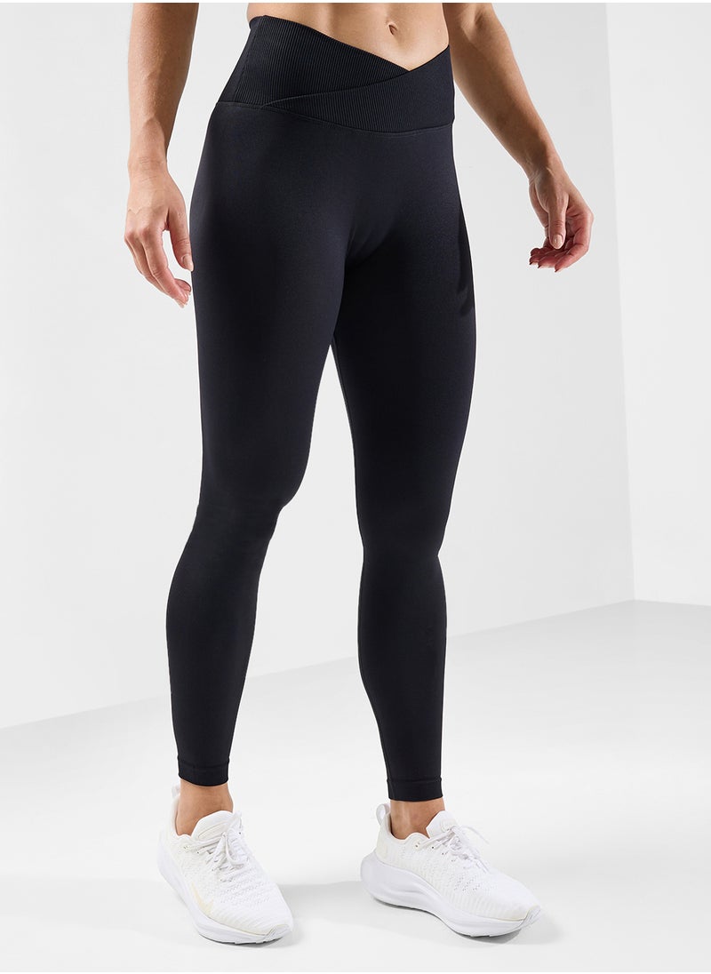 FRWD - V Waist Seamless Leggings - Image 1