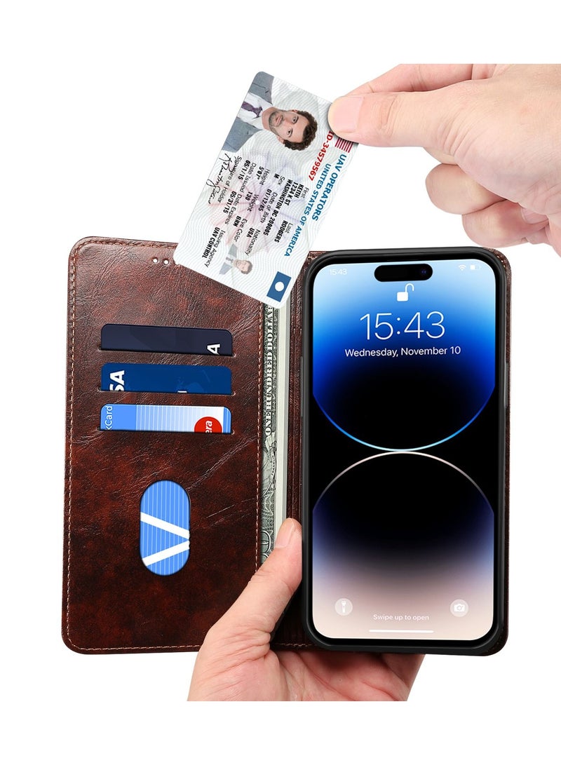 Suteni Flip Cover Protective Leather Case for iPhone - Image 2