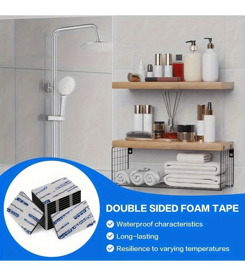 56 Pcs Strong Double Sided Adhesive Pads For Wall And Home Mounting - Image 5