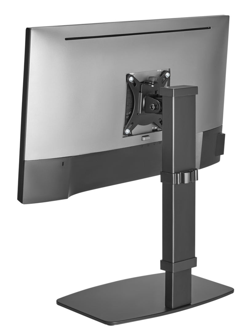 Skill Tech Skilltech SH 67 T01 Freestanding Vertical Lift Monitor Stand for 17"-32" Screens | Built-in USB Port | Quick Release VESA Plate | 8kg Capacity | Ergonomic Design - Image 4
