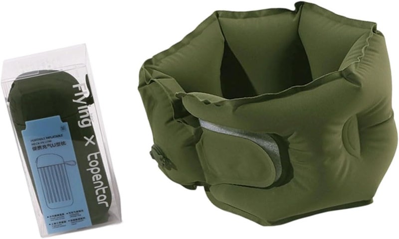 Foldable U Type Air Pillow Breathable Materials Ideal for Business Trip Vacations and Daily Rest Offices Sleep Pillow - Image 1