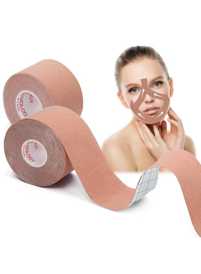 AURUZA 2 Rolls Facial Myofascial Lift Tapeface Lift Tape Anti Wrinkle Patchesface Eye Neck Lift Tape Unisex Antiwrinkle Patches Unisex Antifreeze Stickers Neck Lift Tape For Firming And Tightening Skin - Image 1