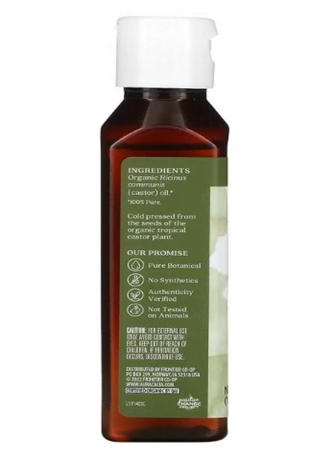 Aura Cacia Skin Care Oil  Castor 4 fl oz 118 ml  - Image 2