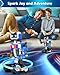 HBUDS Robot Building Kits for Kids Stem Toys for Boys Age 812 APP Remote Control Educational Coding Building Sets Programmable Robot for Kids Rechargeable Robotic Kit Gifts for Girls Boys - Image 4