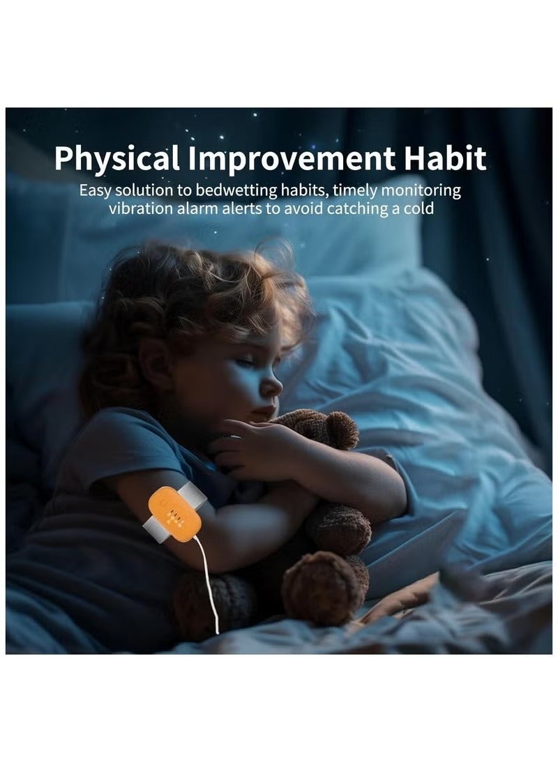 general Bed Wetting Alarm for Boys Girls Kids, Nighttime Bedwetting Sensor Monitors USB Rechargeable 3 Working Modes Loud Sound and Strong Vibration Potty Training for Children - Image 3