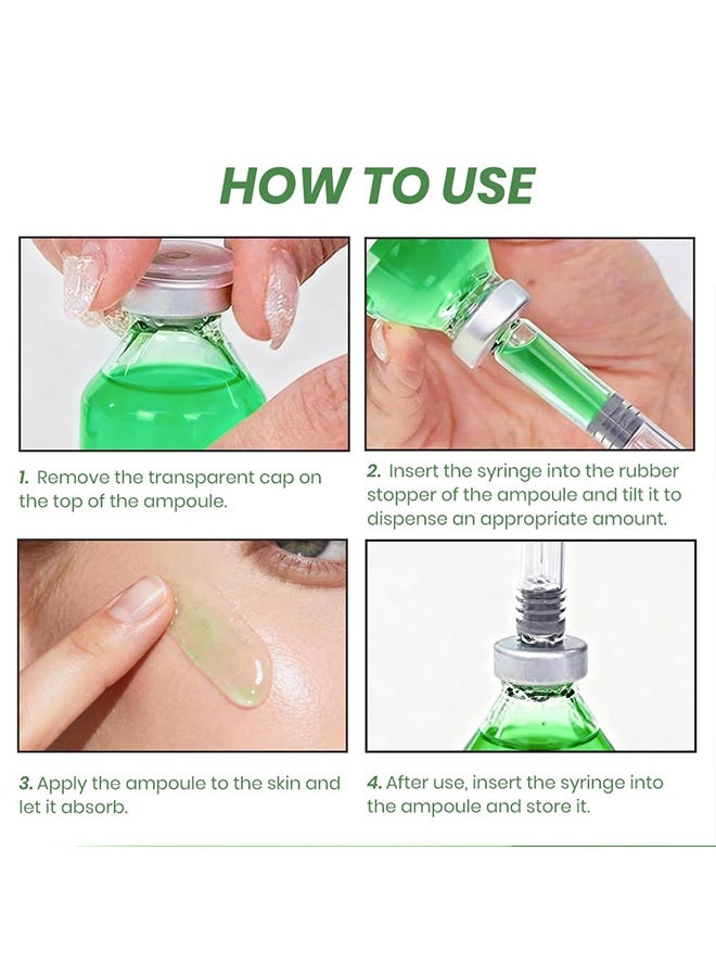 KOEC Stem Cell Ampoule,Centella Pdrn Stem Cell Ampoule with CICA ,Booster Serum for Face Wrinkle Firming,Cooling & Soothing,Deep Hydration,Non-Greasy,Gentle Formula, 30ml - Image 4