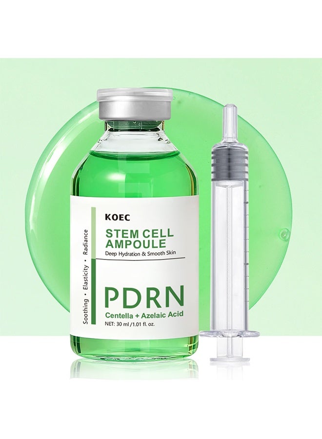 KOEC Stem Cell Ampoule,Centella Pdrn Stem Cell Ampoule with CICA ,Booster Serum for Face Wrinkle Firming,Cooling & Soothing,Deep Hydration,Non-Greasy,Gentle Formula, 30ml - Image 5