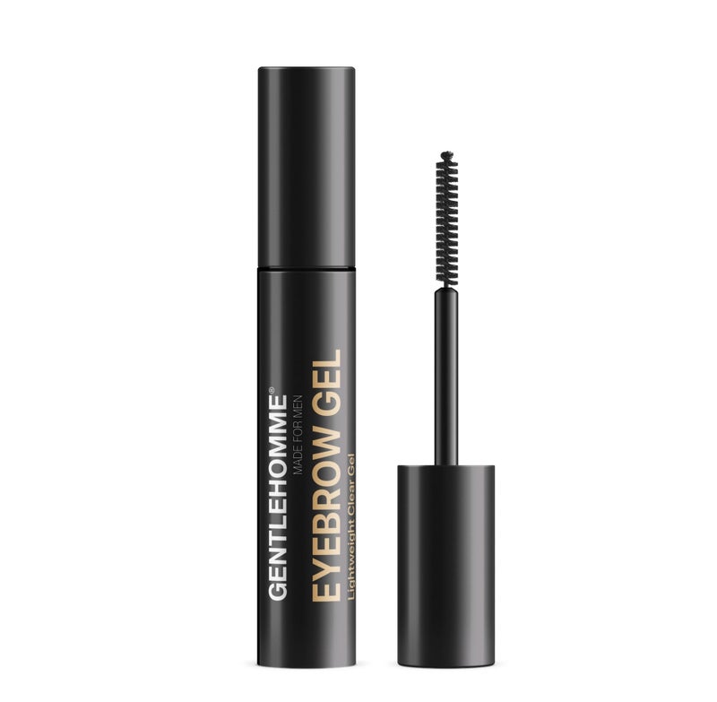 Gentlehomme Mens Eyebrow Gel - Clear, Hold and Setting Gel with Spiral Brush to Keep Eyebrows and Beard In Place, Eyebrow Serum Enhancer, Durable and Long Lasting - Image 1