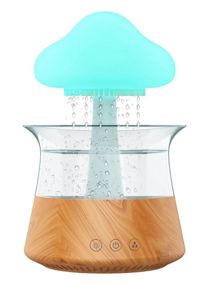 ارواق ناشر رائحة المطر الكهربائي، ناشر رائحة ليلي ملون، ناشر رائحة صغير، يخفف التعب، ديكور المنزل، مرطب لغرفة النوم وغرفة الأطفال (450 مل) - Image 2