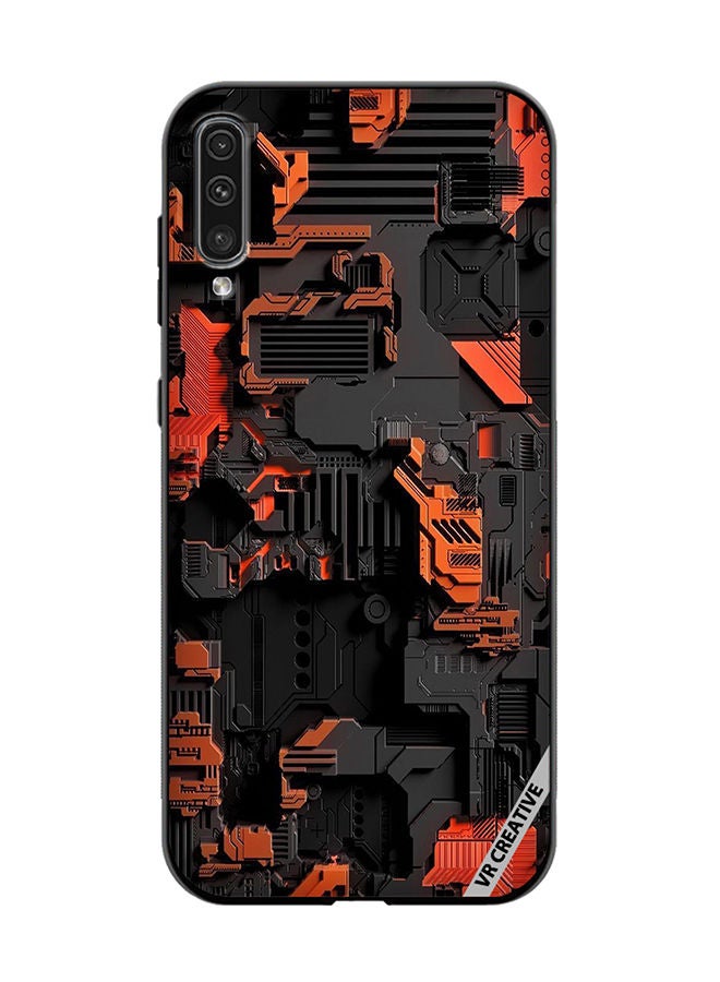 VR CREATIVE Protective Case Cover For Samsung Galaxy A70/A70s Circuit Design Multicolour - Image 1