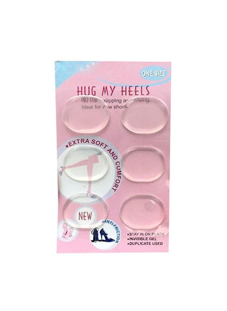 Generic - Transparent Back Heel Liner Gel Cushion Pads Insole High Heel Shoes Office Shoes Dance Shoes Grip Sport Anti-friction Foot Care Insole (4 pairs) - Image 1