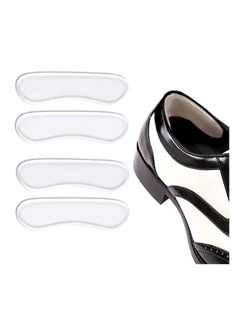 Generic - Transparent Back Heel Liner Gel Cushion Pads Insole High Heel Shoes Office Shoes Dance Shoes Grip Sport Anti-friction Foot Care Insole (4 pairs) - Image 1