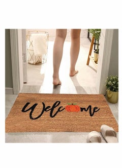 Y&D Anti-Slip Decorations Carpet, Front Door Doormat Blanket Welcome Home, Decor Mat with Bottom, Indoor Outdoor Carpet (Brown)  - Image 5
