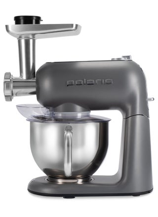 Stand Mixer with 3 stainless steel attachments whips and mixes ingredients, kneads dough.  The attachments can be washed in a dishwasher. The set includes a 5.5-liter steel bowl with a handle and a transparent lid. The kneading attachment is ideal for kneading dough for bread, pizza, cookies, dumplings, pancakes, and more. It's a real dough mixer for your home! This kitchen machine has 6 speeds, which allows you to select the optimal operating speed for each type of task. PROtect+ overheating protection system guarantees safe operation and a long service life of the device. - pzsku/Z5AD174981C8CE98D25C9Z/45/1741764094/08fec609-edc9-4f58-9bd6-018cbc3491dd