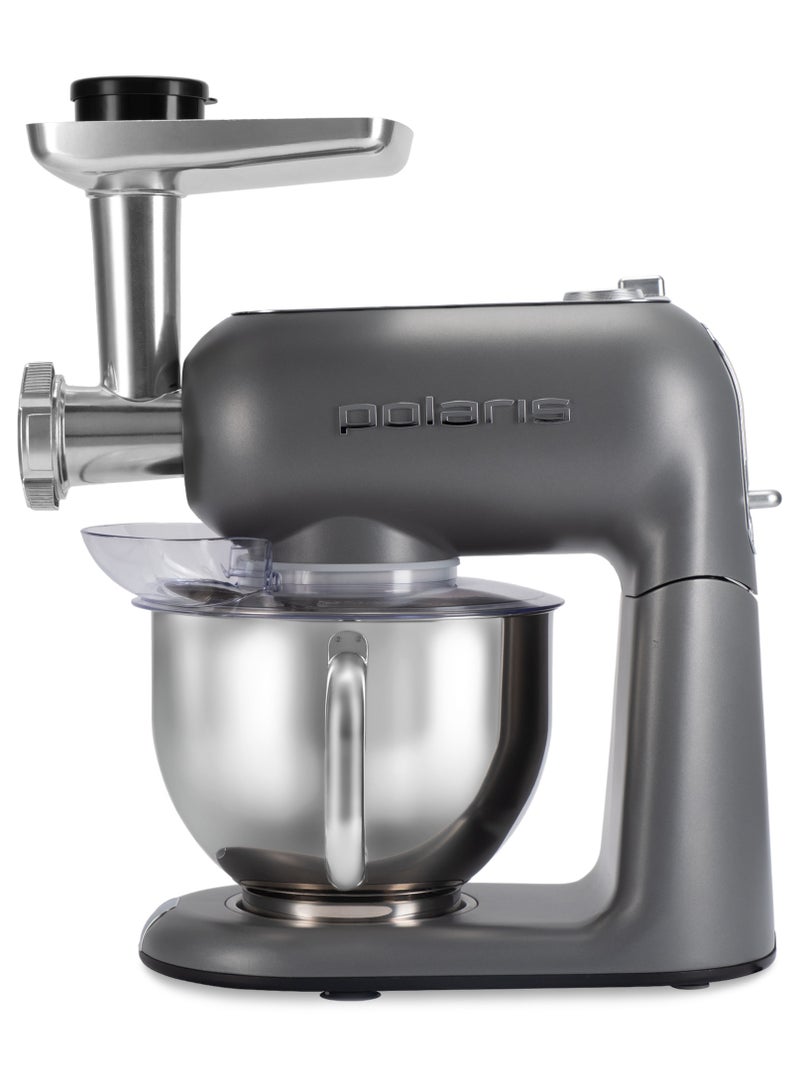 Polaris Polaris PKM 2203L 6-in-1 Kitchen Machine | 6 L Stainless Steel Bowl | Mixer, Meat Grinder, Juicer & Vegetable Slicer | 6 Speeds + Pulse | Counter-Rotating Planetary Mixing for Even Results - Image 3