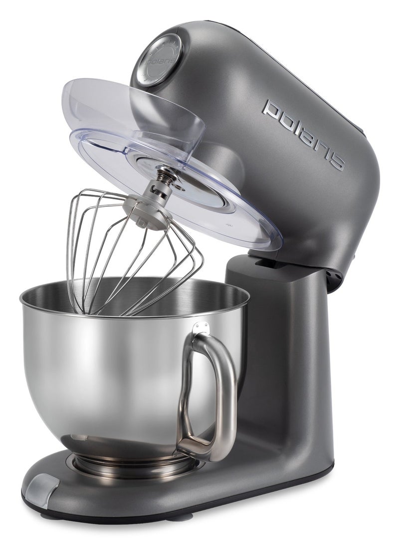 Polaris PKM 2203L 6-in-1 Kitchen Machine | 6 L Stainless Steel Bowl | Mixer, Meat Grinder, Juicer & Vegetable Slicer | 6 Speeds + Pulse | Counter-Rotating Planetary Mixing for Even Results - Image 4