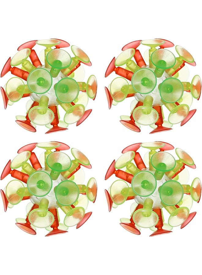Suction Cup Ball Toys for Kids, Set of 4, Toss Sticky Balls with Mini Suction Cups, Tossing Toys for Indoor and Outdoor Play, Fun Birthday Party Favors for Boys and Girls - Image 1