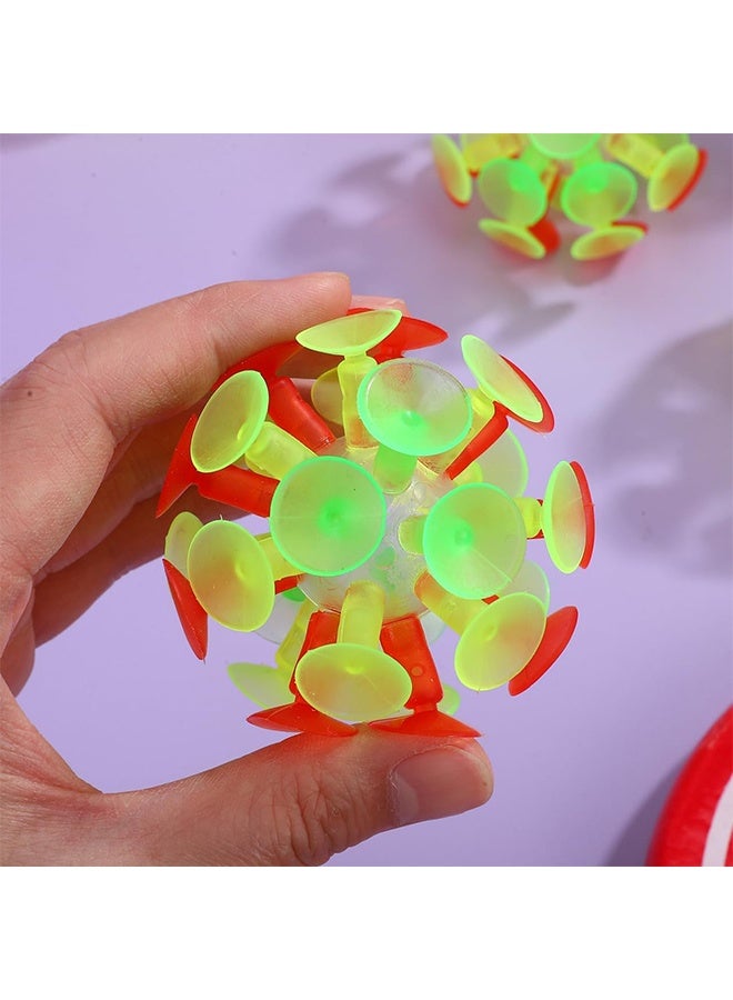 Suction Cup Ball Toys for Kids, Set of 4, Toss Sticky Balls with Mini Suction Cups, Tossing Toys for Indoor and Outdoor Play, Fun Birthday Party Favors for Boys and Girls - Image 5
