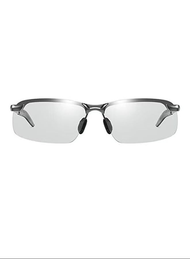 Day And Night Dual Purpose Intelligent Photochromic Polarizer Glasses