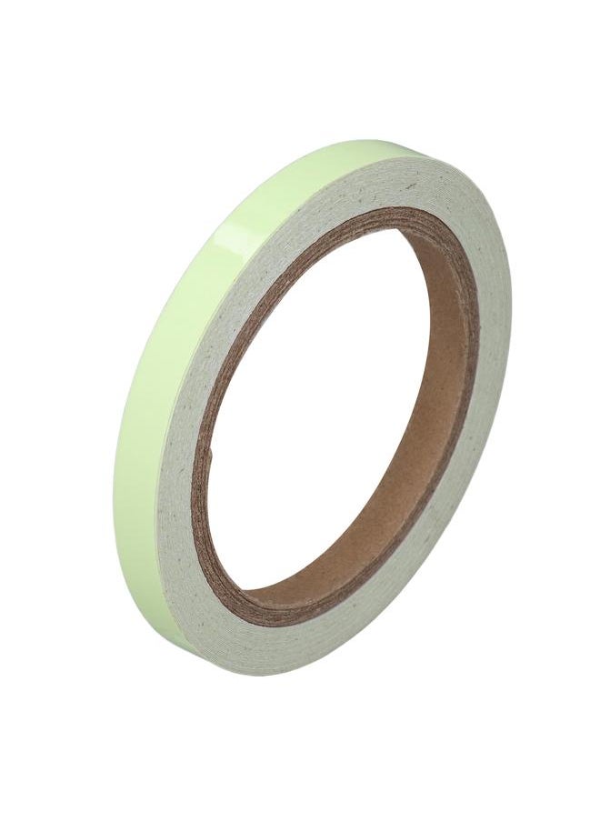 Thoraya 10m Length Glow in The Dark Tape Hard Light Charging Under UV Black Light Fluorescent Tape for Smooth Walls Stairs 10mm/0.39in Width Green  - Image 5