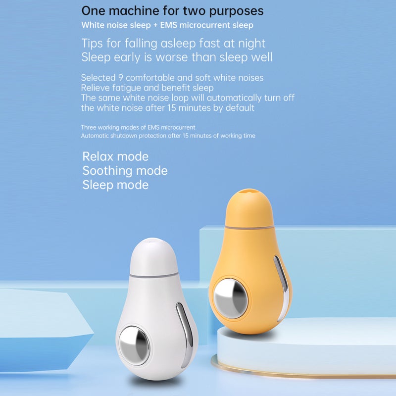 Portable White Noise Sleeping Machine Dark Blue 2-in-1 Dual-function Device - 9 White Noise Options 3 Adjustable Pulse Modes for Home Travel - Image 2