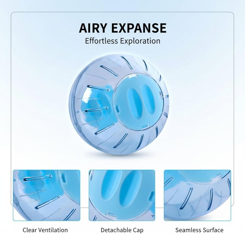 7.9 in Hamster, Breathable Exercise Sphere, Clear Plastic Toy for Small Animals, 7.9 X 7.9 X 7.9 in, Syrian Hamster - Image 4