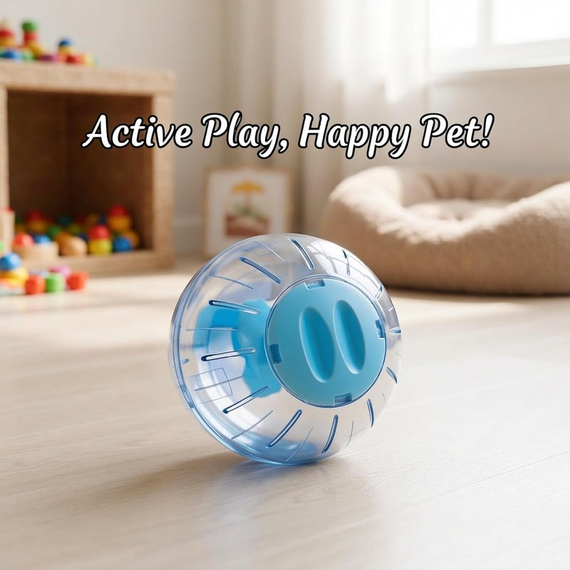 7.9 in Hamster, Breathable Exercise Sphere, Clear Plastic Toy for Small Animals, 7.9 X 7.9 X 7.9 in, Syrian Hamster - Image 2