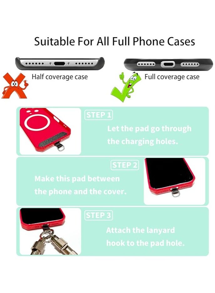 بيوينتي Fast Rechargeable Anti-Loss Phone Lanyard with Built-in Type-C to Lightning Cable, 60W Charging  480Mbps Data Transfer, Sturdy Nylon Braided Design for iPhone 14/13/12/11, Versatile Wrist Strap - Image 2