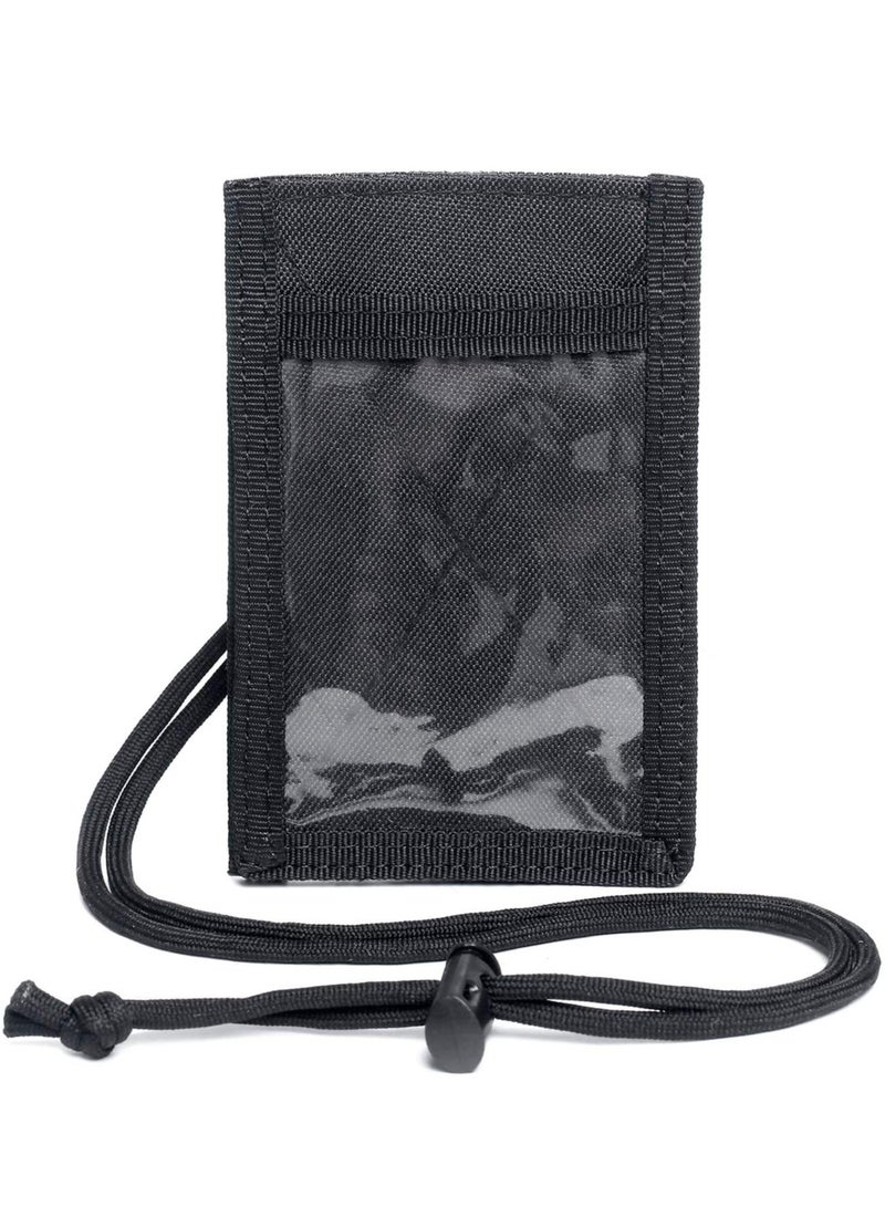 أوزيغالور حامل بطاقة الهوية الوسيط وحامل الشارة المعلقة بالنسخة التكتيكية: دعم الشارة بالدوامة والشبكة وحامل البadge بالشارة - Image 3