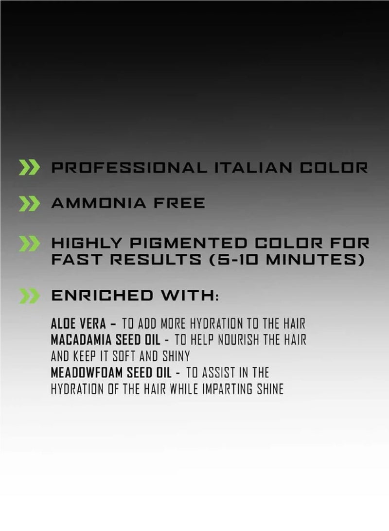 REWIND It 10 Hair Color For Men, Italian Formula, Ammonia Free Mens Hair Color, Dark Brown - Image 5