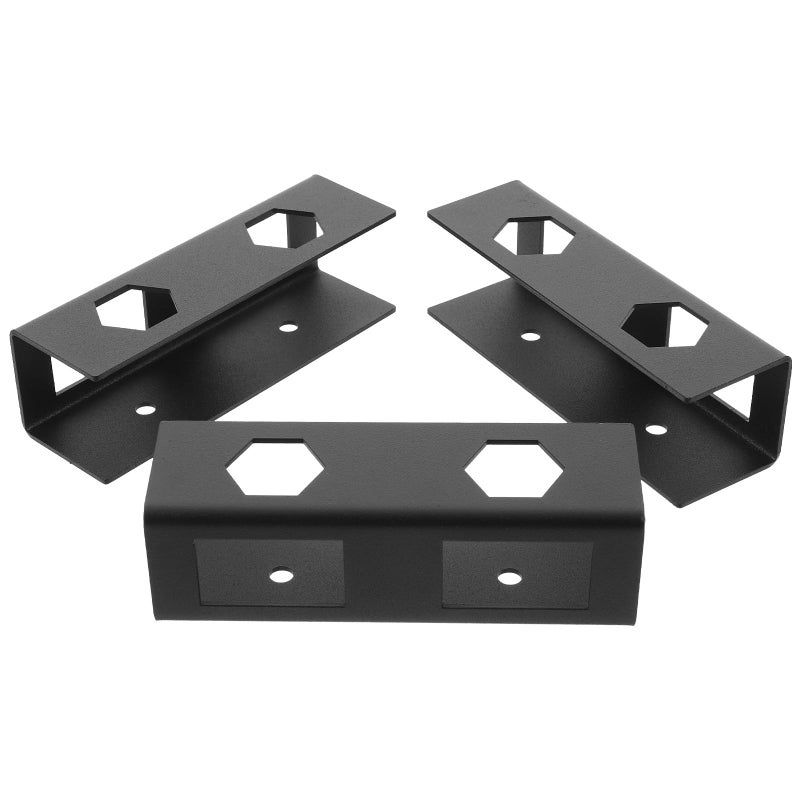 Under Desk Keyboard Tray Black Metal Hidden Mount Ergonomic Laptop Holder Stand - Image 2