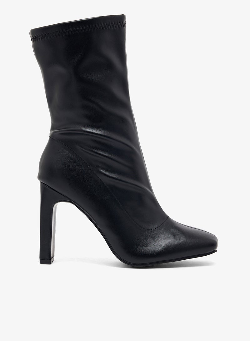 جينجر بوت للكاحل بنعل مدبب وسحاب جانبي - Image 1