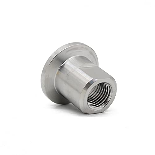 QMINOX SS304 KF16 NPT Female Adaptor thread 1/4" NW16 KF Female coupling ISO-KF16 X FNPT 1/4" - Image 3
