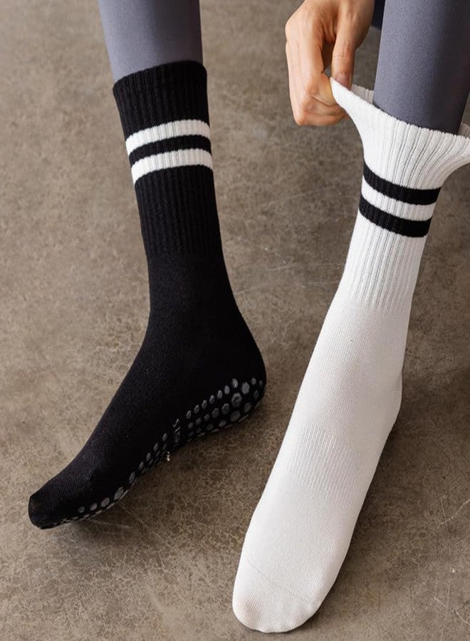 كتور. بيدي جوارب دكتور بيدي 8 أزواج من جوارب اليوغا النسائية ذات قبضة مانعة للانزلاق، جوارب بيلاتس مانعة للانزلاق، جوارب مثالية للباليه والباريه والمشي حافيًا في المستشفى - Image 2