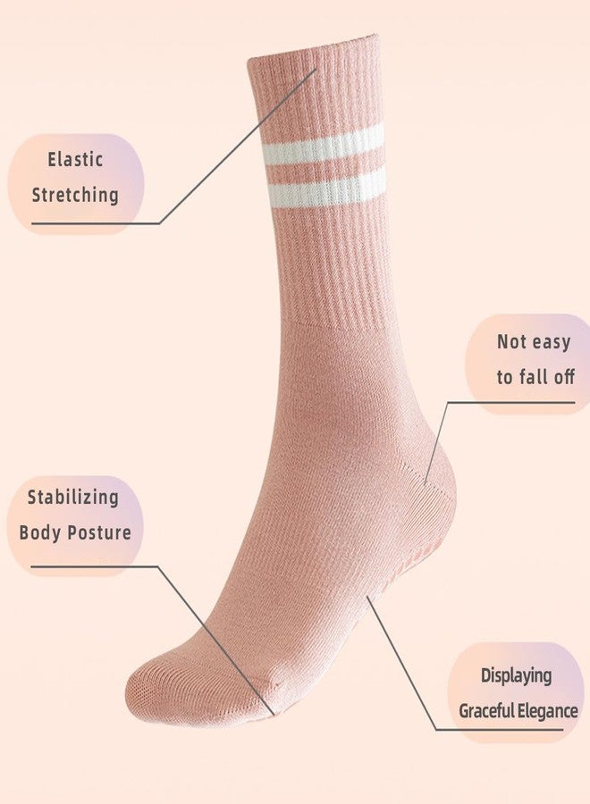 كتور. بيدي جوارب دكتور بيدي 8 أزواج من جوارب اليوغا النسائية ذات قبضة مانعة للانزلاق، جوارب بيلاتس مانعة للانزلاق، جوارب مثالية للباليه والباريه والمشي حافيًا في المستشفى - Image 3
