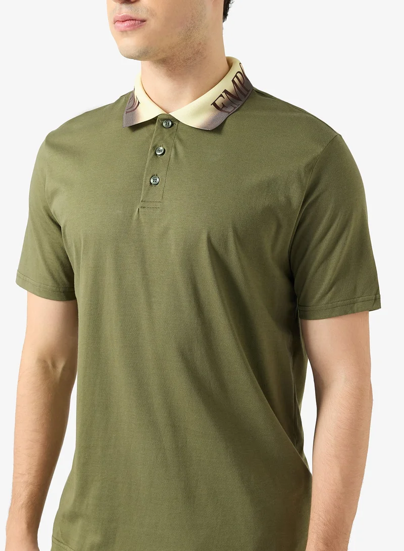 EMPORIO ARMANI  Logo Polo for Men | Best Price UAE