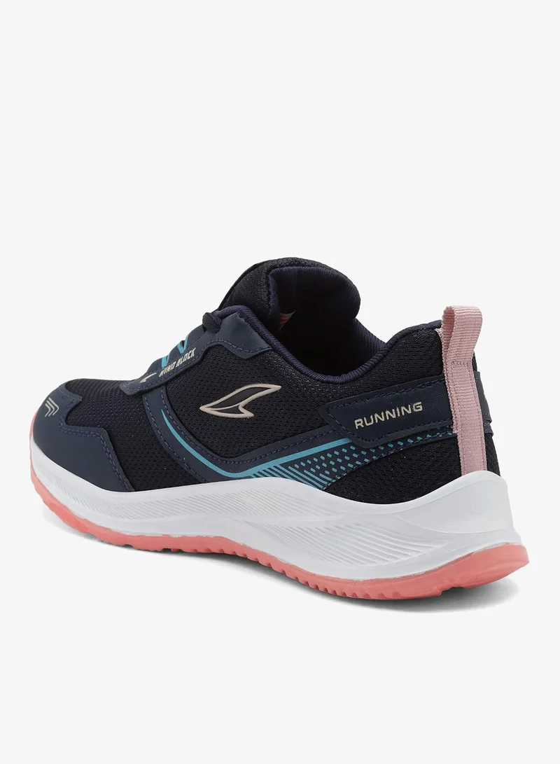 Asian  Navy Blue Peach Sports Sneakers for Girls for Women | Best Price UAE