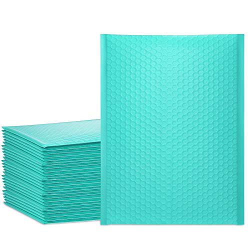 UCGOU Bubble Mailers 10.5x16 Inch Teal 25 Pack Poly Padded Envelopes Large #5 Mailing Packages Opaque Packaging Postal Self Seal Adhesive Waterproof Boutique Shipping Bags for Clothes - Image 1