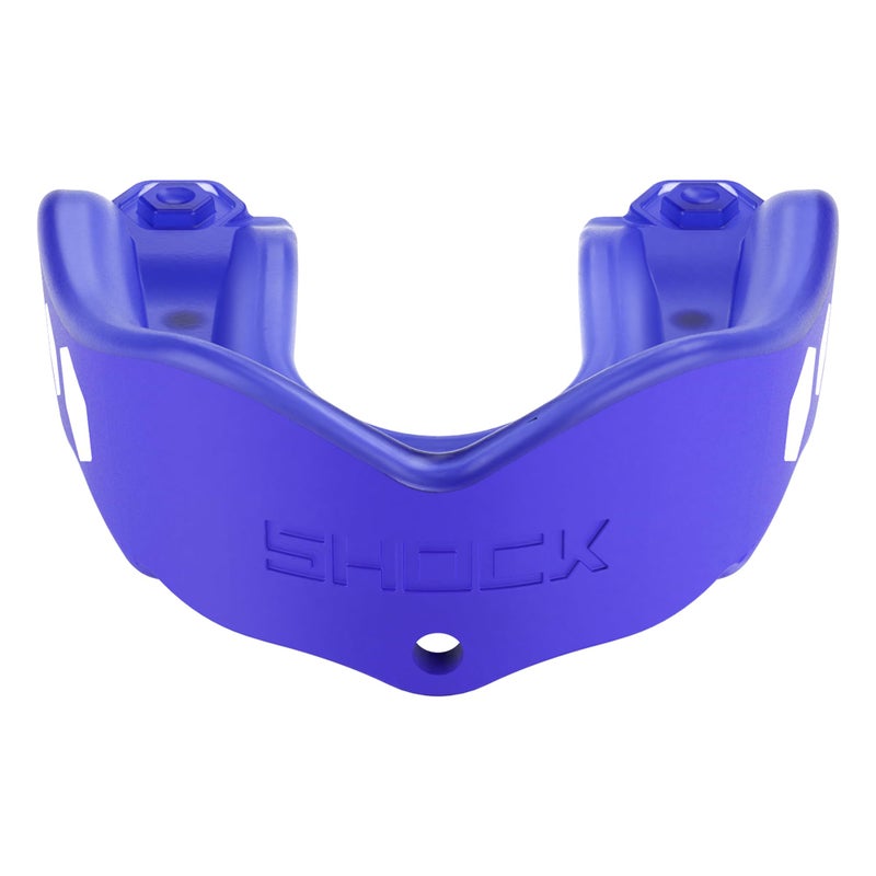 Shock Doctor Mouth Guard Sports, Hockey, Lacrosse, Baseball, Wrestling Moutguard, Gel Max Heavy Duty Protection & Custom Fit, Football Mouth Guard with Strap, Adult & Youth Mouthguard - Image 1