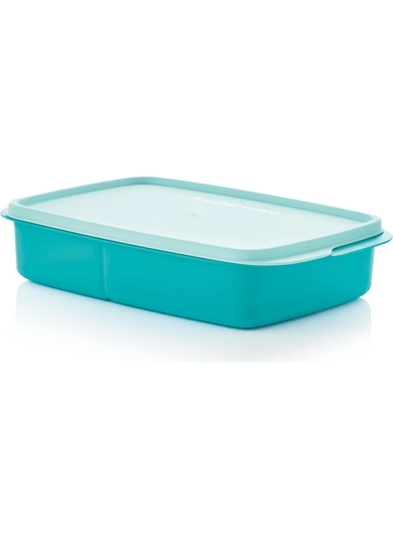 Tupperware Lunch Box with Compartments 1l Water Blue