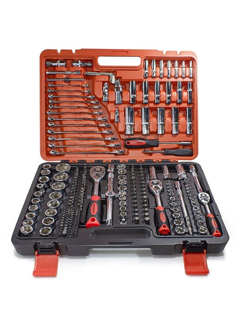 FORCEKRAFT Mirror Tool Set 216tips. 1/4''3/8''1/2''6g. 4-32mm - Image 2