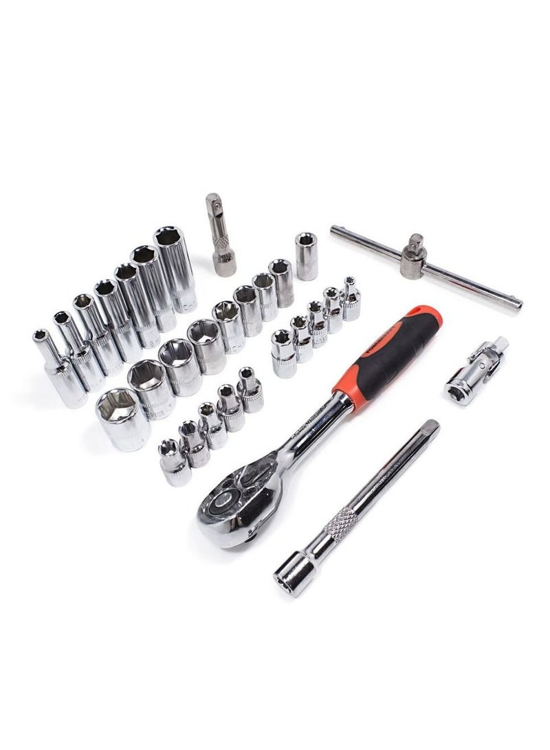 FORCEKRAFT Mirror Tool Set 216tips. 1/4''3/8''1/2''6g. 4-32mm - Image 4