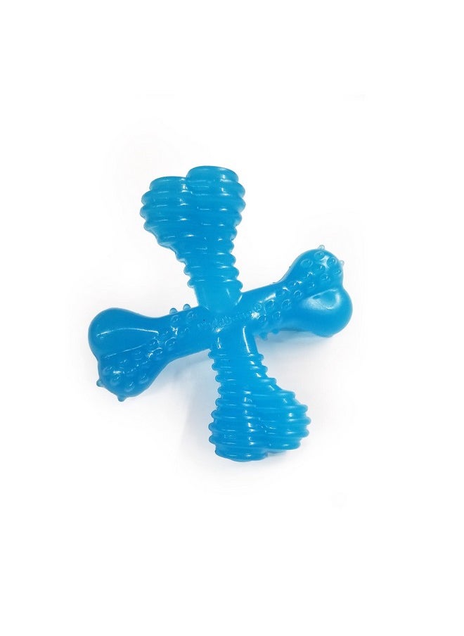 Nylabone Nylabon Power Chew Comfort Hold X Bone Chew Toy For Puppies, Beef Flavor, Small (1 Count)  - Image 1