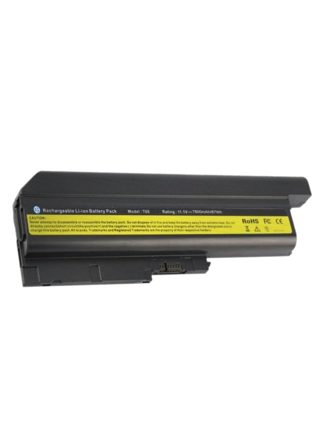 S.H Replacement Laptop Battery – Compatible with Lenovo T60 SL400 T500 T61 R60 T400 R61i R400 R61 43R2499 42t5263 1952 6467 6466 6468 8741 1951 2444 6369 T60p 6460 6461 6462 8743 8744 2007 2008 2009 6371 6459 8745 8746 2623 Z60 R60 Z60m Z61m Z61